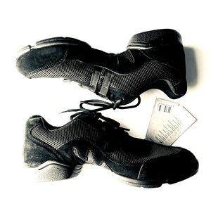 Sansha Skazz Dance Sneaker Black Suede Size 8
